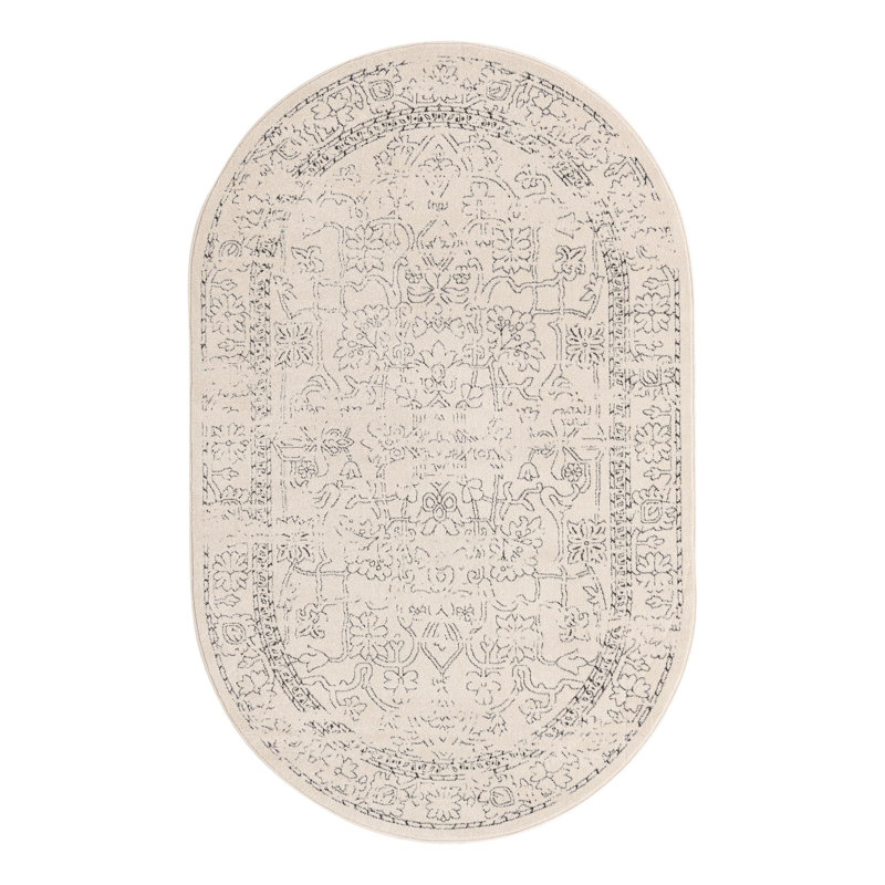 Alresford Oriental Indoor Rug, Oval 5'1" x 8'