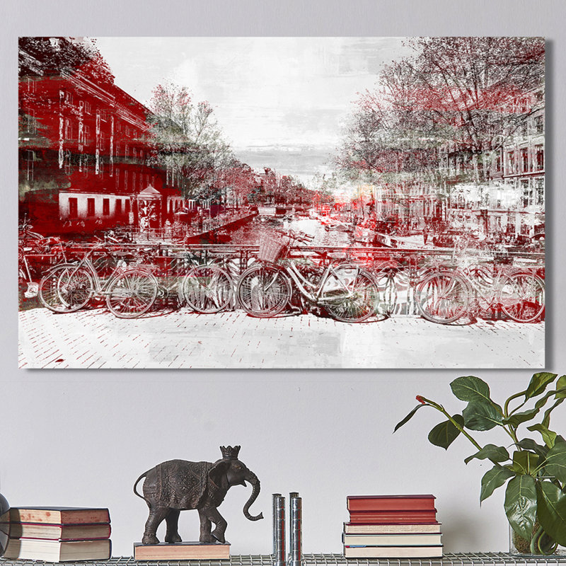 Amsterdam II - impression sur toile tendue, H 28 po x l 48 po
