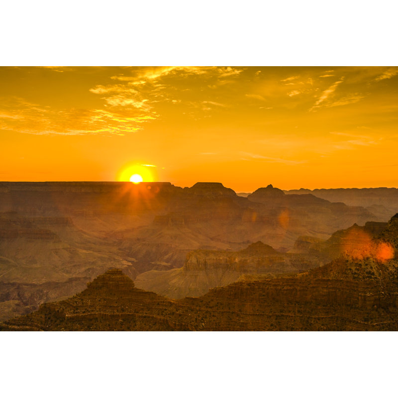 Sunset At Grand Canyon by Meinzahn - Wrapped Canvas Print, 51cm H x 76cm W