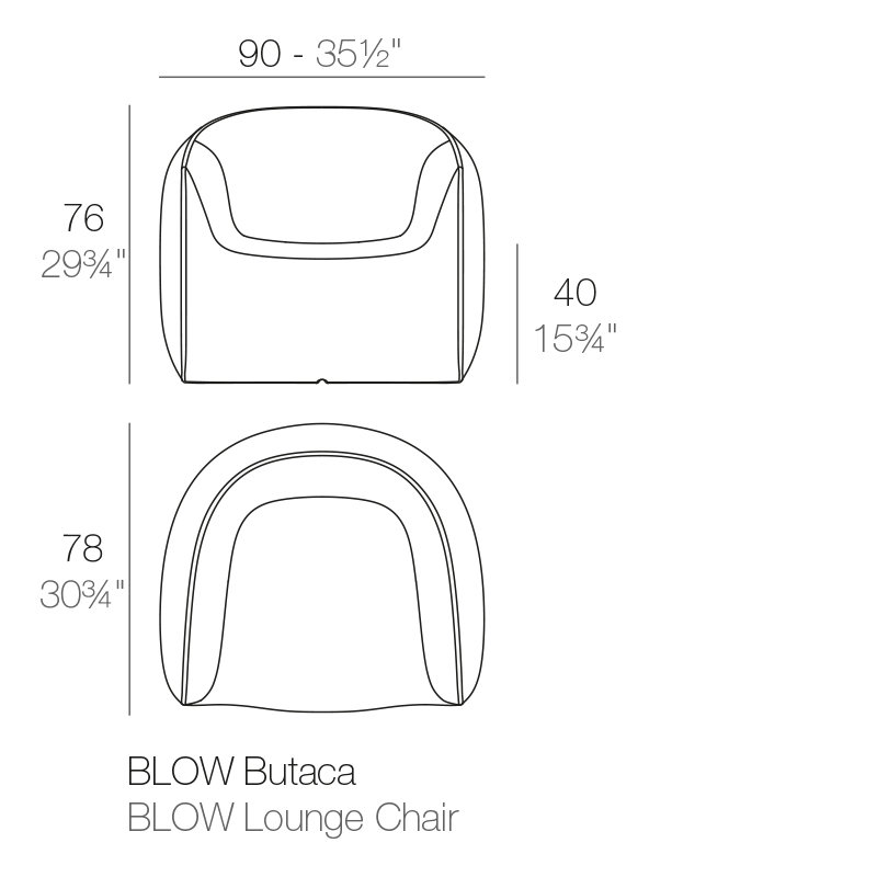 Blow Patio Chair, White
