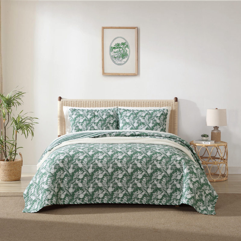 Pineapple Venture Quilt, Twin Quilt + 1 Standard Sham