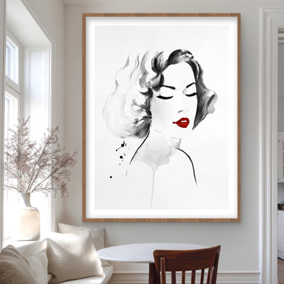 Watercolor Woman - Best Selling Framed Print for Home Decor