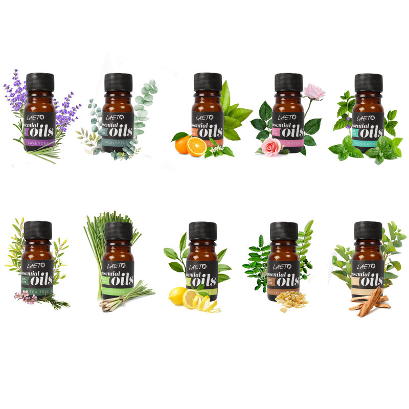 Aromatherapy Oils & Scents 10 Pack - 10ml