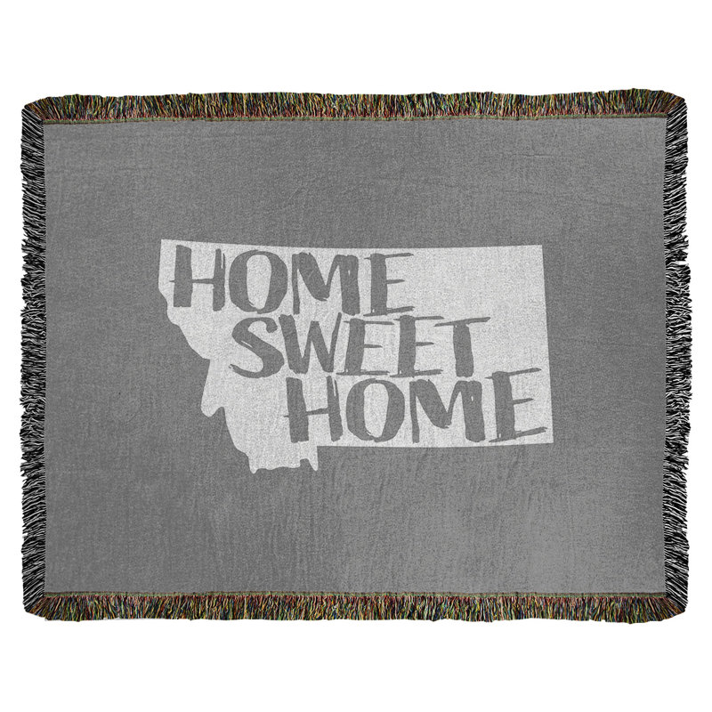 Jeté en coton montana doux, 50 po x 60 po, Gris