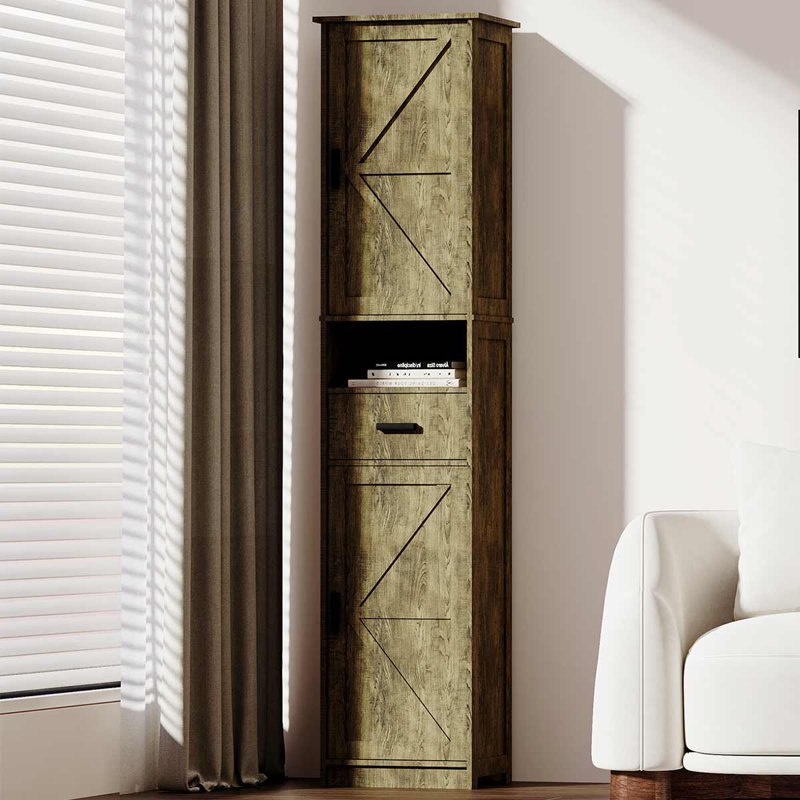 Armoire de rangement pour salle de bain, Gris