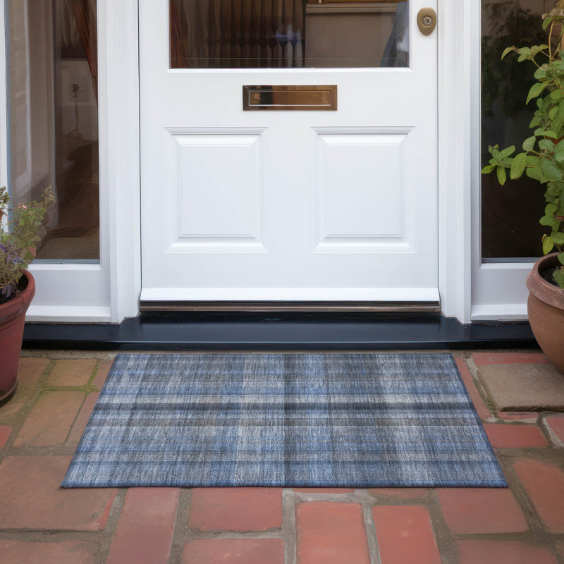Tapis intérieur / extérieur Kinslee, Rectangle 1 pi 8 po x 2 pi 6 po