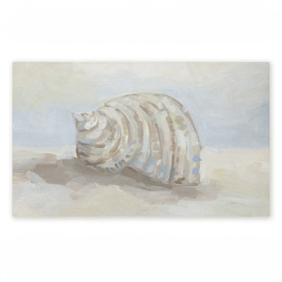 Tapis de porte extérieur Spiky Seashell on Shore, conçu par JJ Design House LLC, 18 po x 30 po