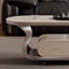 Design léger et luxueux avec table basse à roulettes-110413709