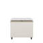 Table basse relevable moderne avec 4 tabourets pour le salon Table de salle à manger extensible 1 rangement caché + 2 tiroirs peu encombrants