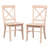 Bellmead Solid Wood Cross Back Side Chair-1162645635