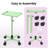 Utility Cart with Wheels Adjustable Height Storage Cart with Tray Rolling craft cart-106892583