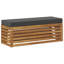  Banc tabouret naturel et anthracite 45,28 po x 16,93 po x 14,57 po