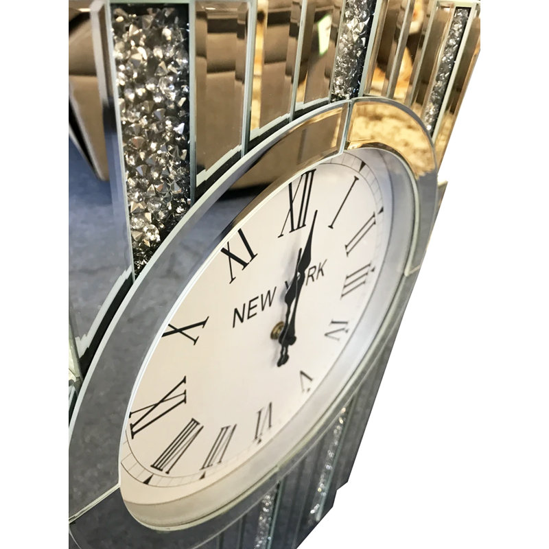 Larissa Glass Wall Clock