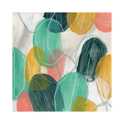 Candy Lanterns I 1 Piece Wrapped Canvas Painting