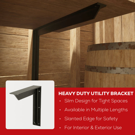 Support utilitaire robuste 20 x 16, H 16 po x l 2 po x P 20 po