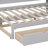 Daybed With 2 Storage Drawers And L-Shaped Storage Cabinets, Solid Wood Sofa Bed Daybed Frame With LED Light And USB Ports-1053199181