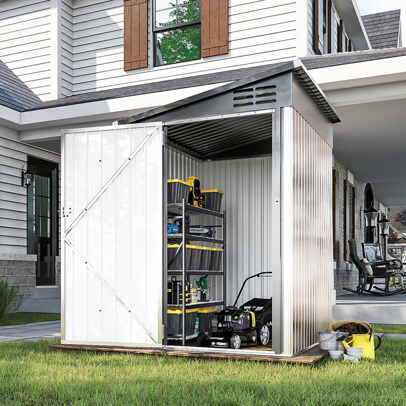 4' X 6'  Outdoor Storage Lean to Shed