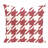 Houndstooth Indoor/Outdoor Reversible Throw Pillow-22439472