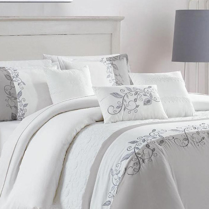 Ensemble d'édredon en microfibre 7 pièces Hesher