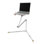 Convenient and easily adjustable laptop desk