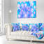 Motif dense bleu avec des tourbillons - coussin abstrait imprimé-30615978-30615982