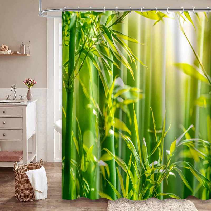 Rideau de douche Bamboo Forest, 72" L x 72" W