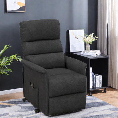 Fauteuils inclinables électriques modernes, mousse de lin en acier, sièges confortables pour la maison