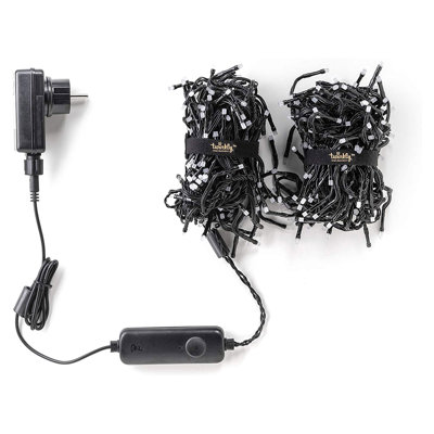 Twinkly Smart Decorations 19.5' Multicolor 400 LED Cluster Lights