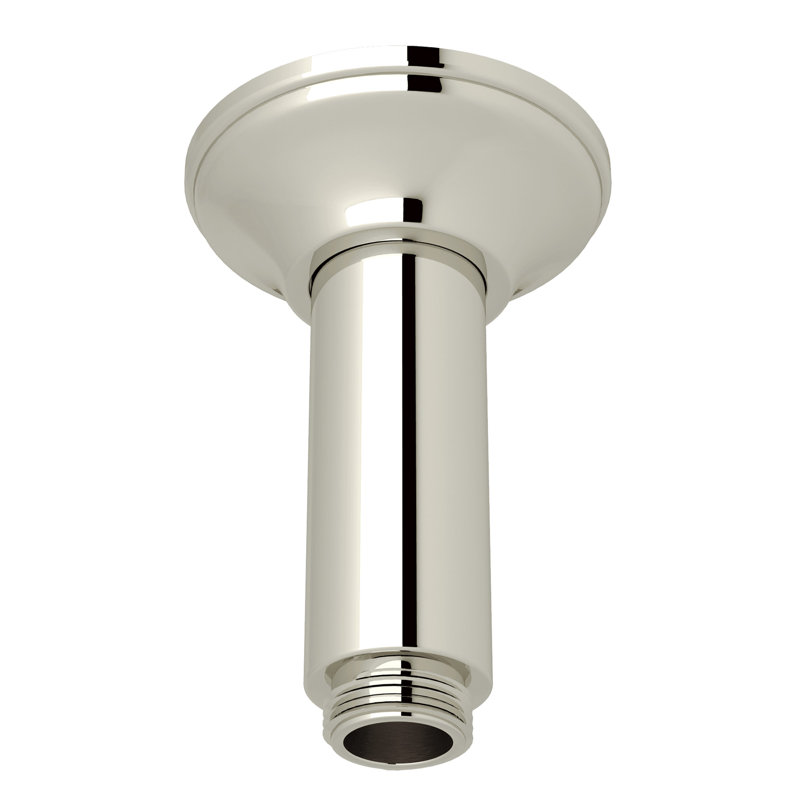4" Ceiling Mount Shower Arm, Polished Nickel
