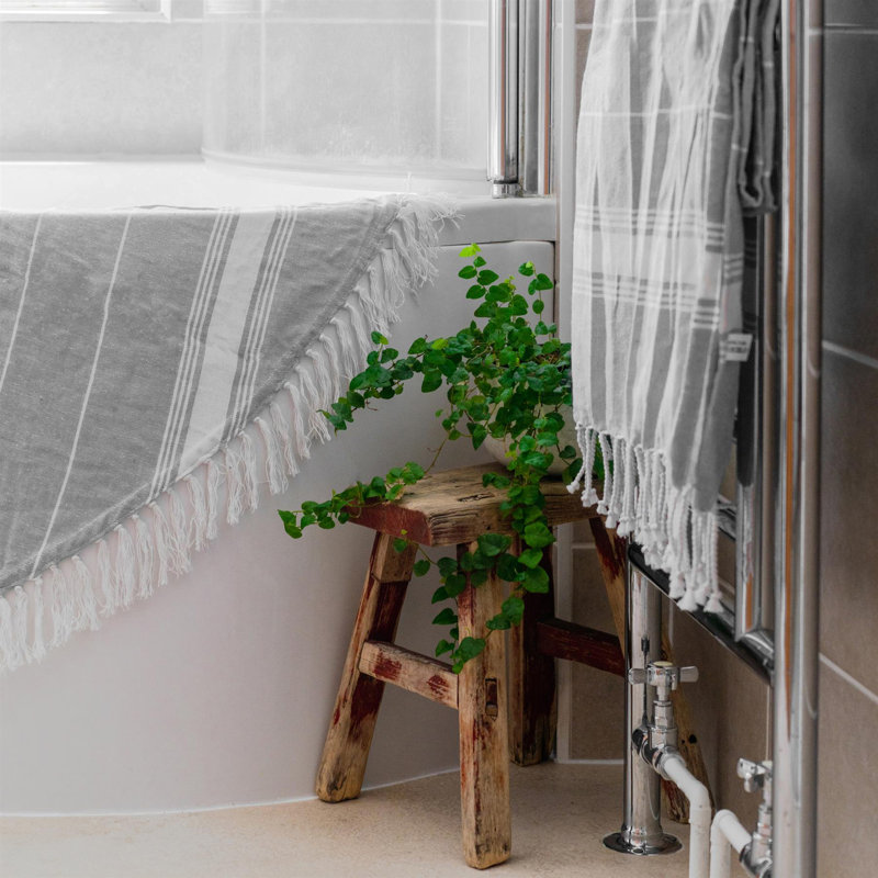 100% Cotton Bath Towel, Grey