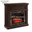 Foyer électrique Cherry - l 41,72 po x P 14 po x H 40 po, conception compacte, flammes réglables, télécommande, aspect élégant contrôlé