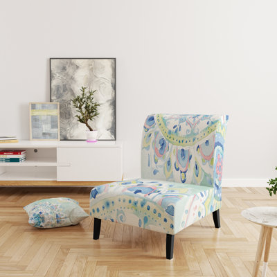 Fauteuil de chambre rembourré Watercolor Mandalas IV - Watercolor