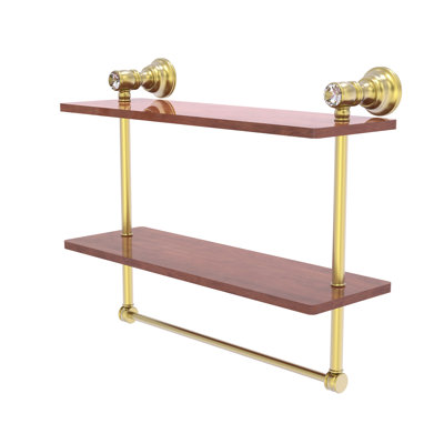 Étagère murale double en cristal Freyja