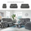 Causeuse inclinable électrique avec console Greely Bend