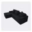 Canapé modulaire convertible convertible en microfibre