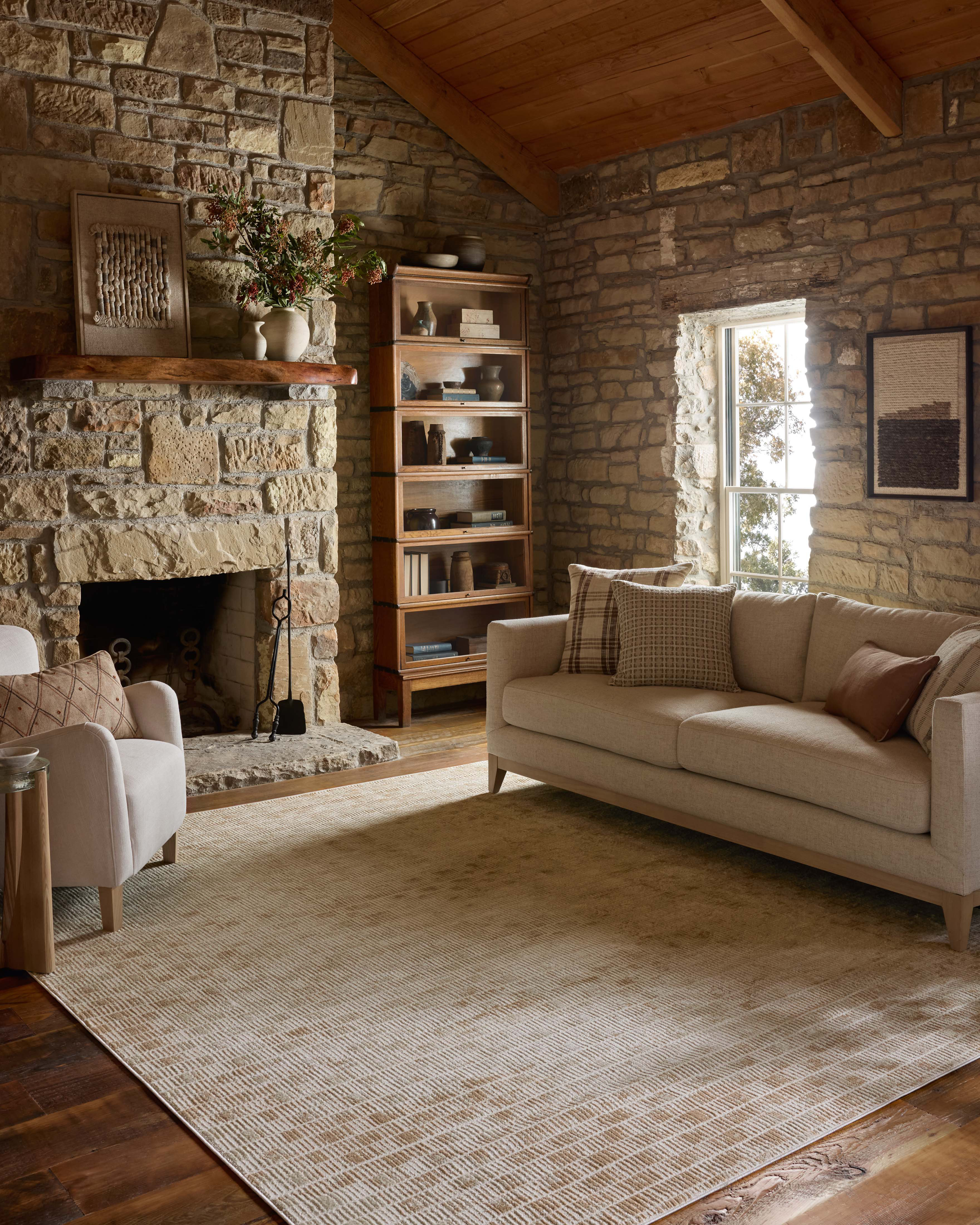 Loloi Rugs Loloi Townes Beige / Clay Area Rug | Wayfair