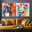 «Vibrant Majesty I & II», 2 pièces