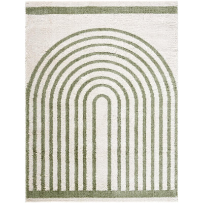 Zuhur Washable Abstract Indoor Rug