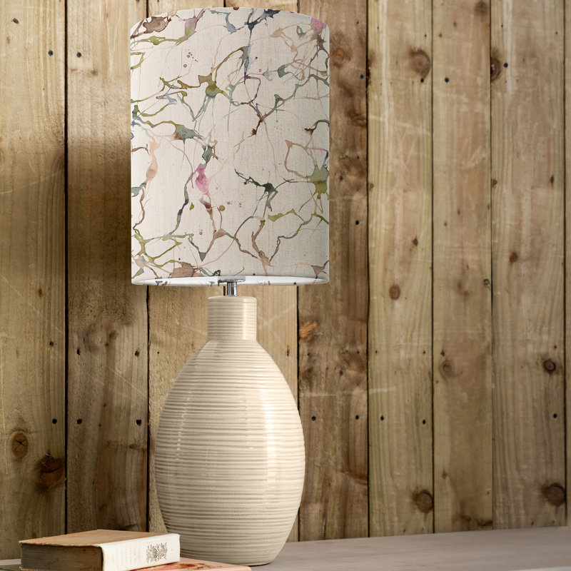 Ceramic Desk Lamp, Cream
