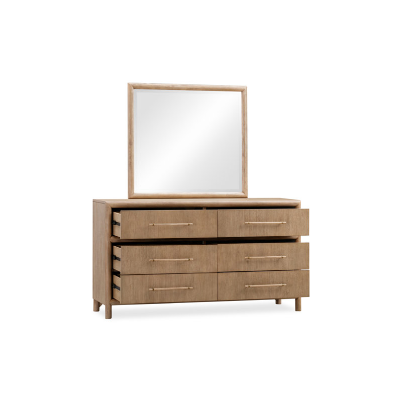 Commode 6 tiroirs Colleen, Naturel