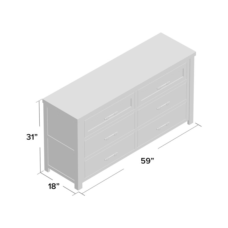 Archie Kids 6 - Drawer Dresser