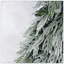 Arbre de Noël enneigé en épinette pré-éclairé, arbre de Noël articulé artificiel avec lumières DEL, décoration de bureau pour les Fêtes-347627441