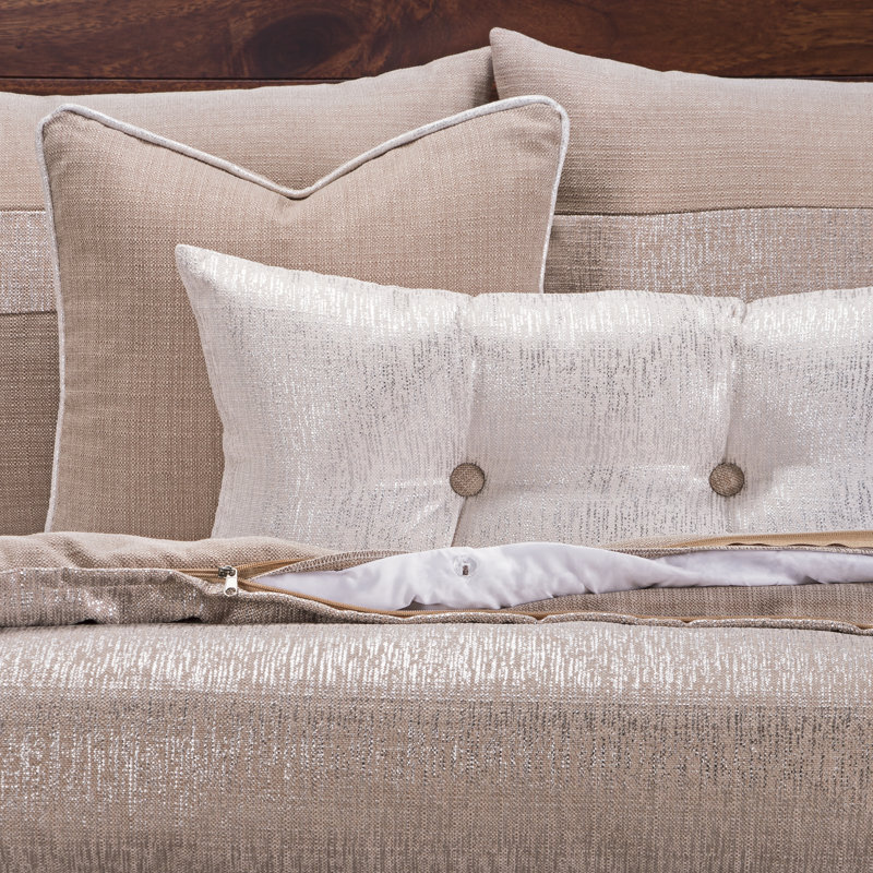 Sparkly Polyester Duvet Cover & Insert, Queen, Sparkly Mushroom