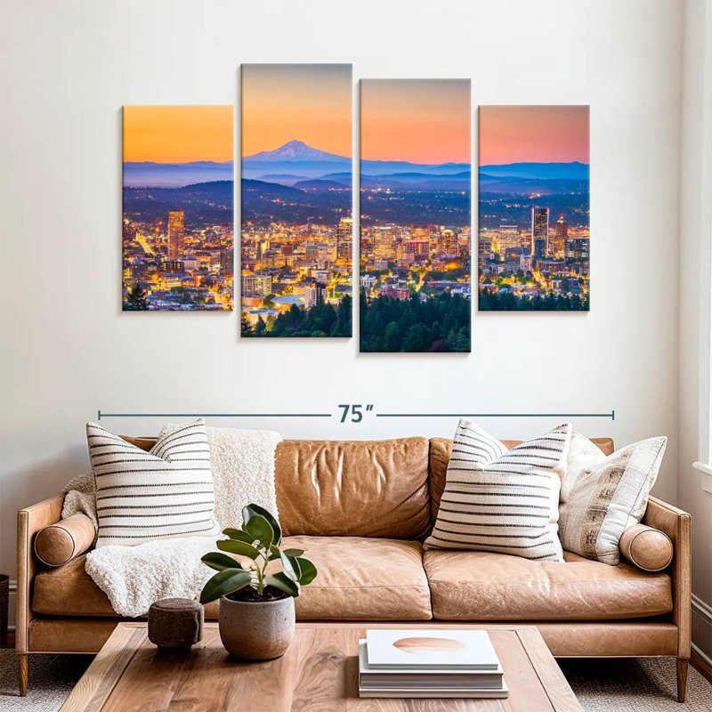 Sireci Tacoma Sunset Skyline, 42" H x 68" W