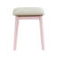 Pink Vanity For Bedroom With Mirror, Stool & Spacious Drawers Furniture And Mirror - Storage