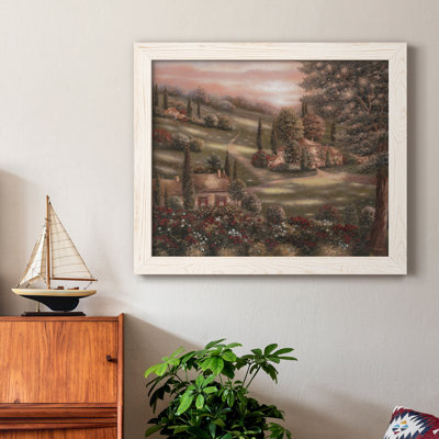 Evening / Tuscany I - Cadre photo, impression sur toile