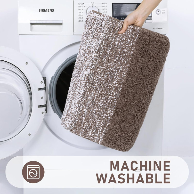 Microfiber / Microsuede Non-Slip Toilet Seat Cover, Coffee
