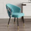 Dining Chair Set of 1, Upholstered Kitchen Chair, Comfortable Seat, Velvet-Draped with Stitching, Mid-Century Modern, Easy Assembly, Living Room Lounge-854302725