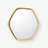 Hexagon Mirror-Gold