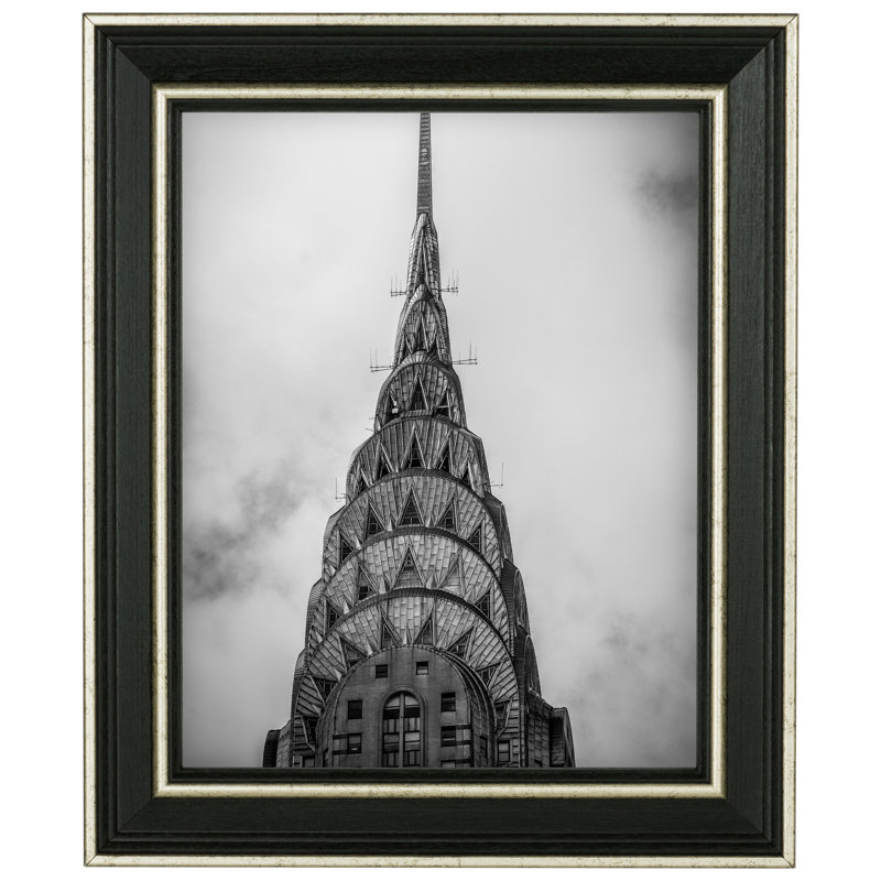 Cadre à une image Charmaine, L 12 po x H 18 po, Argent argent, Rectangulaire